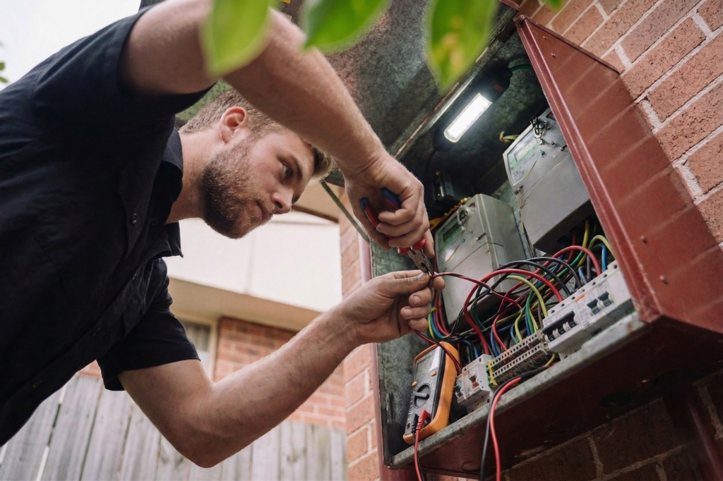Chiswick electrician performing electrical work
