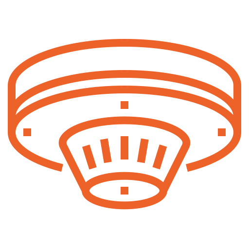 Smoke detector installation icon